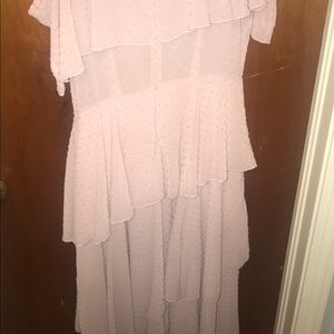 NWT Nasty Gal pink midi dress